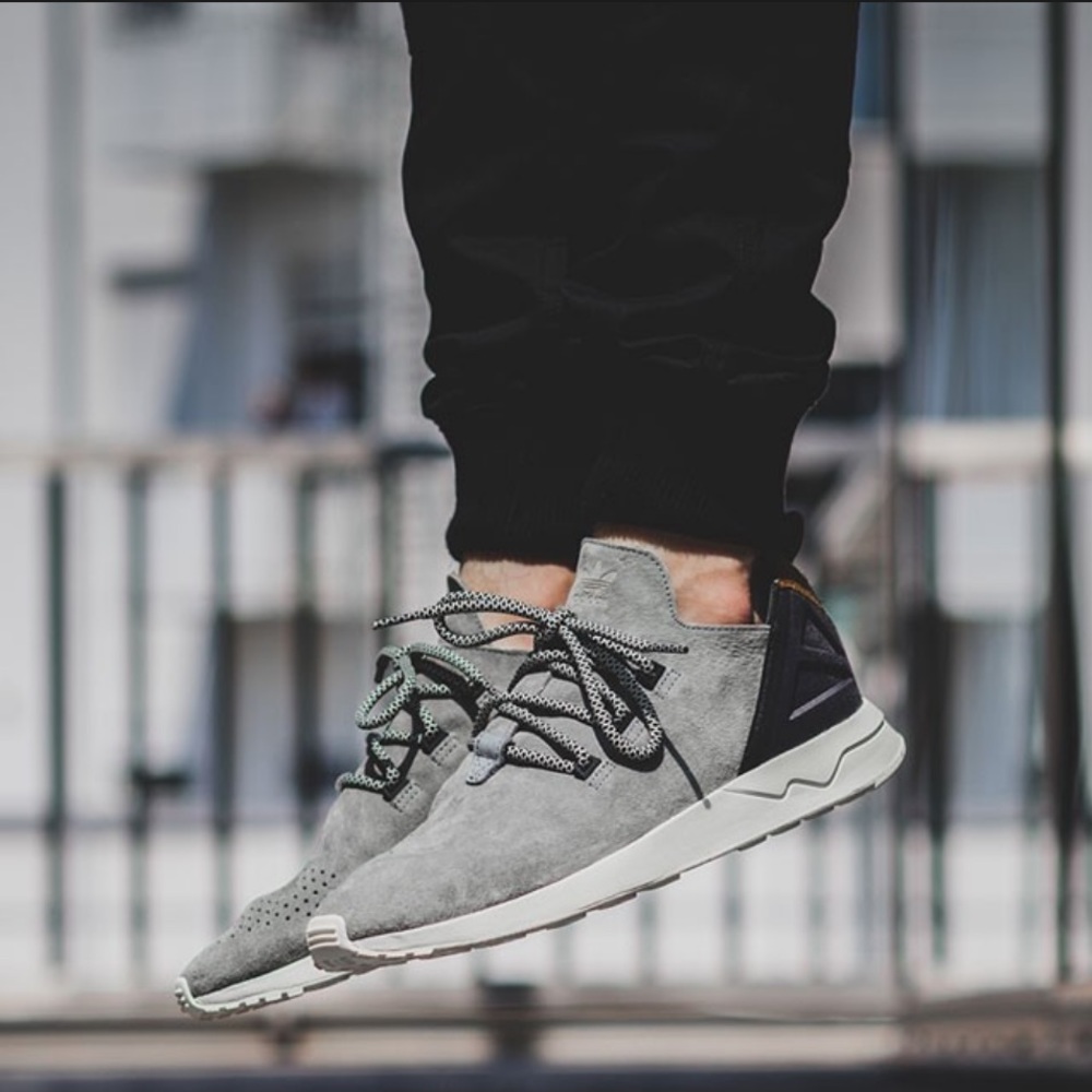 Adidas ZX Flux ADV X Shoes Mens Grey Running Shoes